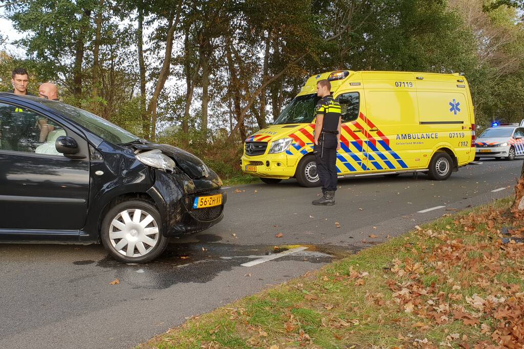 Auto rijdt tegen boom Ã©Ã©n gewonde