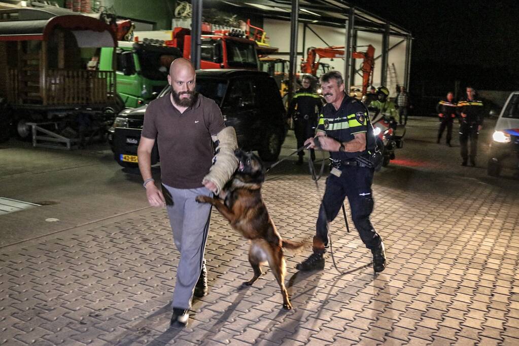 Grote politieoefening op Allurepark De Lucht