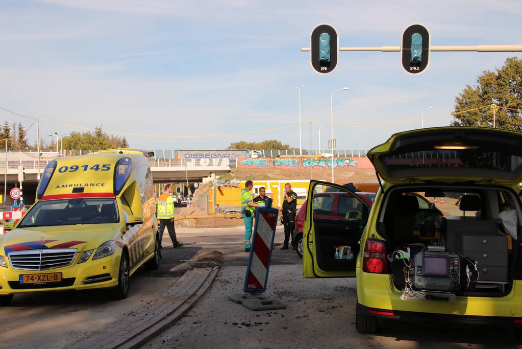 Gewonde bij kop-staartaanrijding