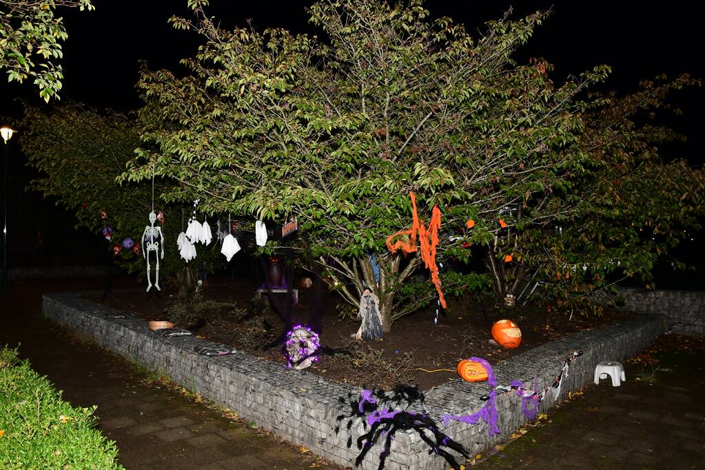 Eemnes omgetoverd in Halloweenstad