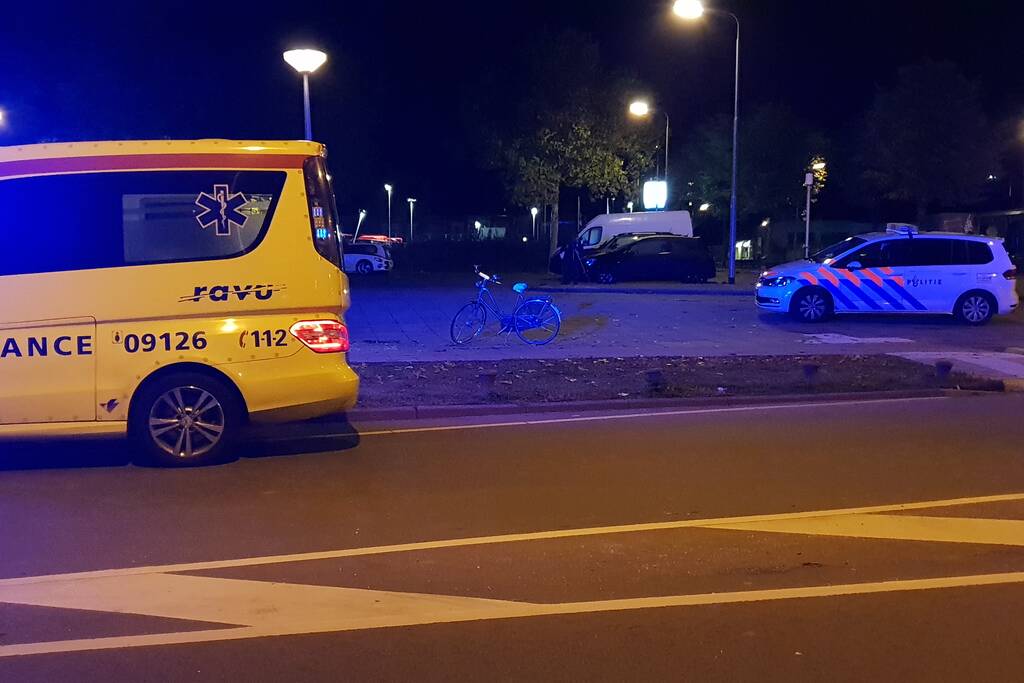 Fietser gewond bij valpartij