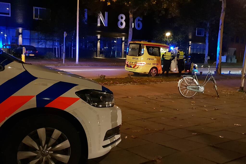 Fietser gewond bij valpartij