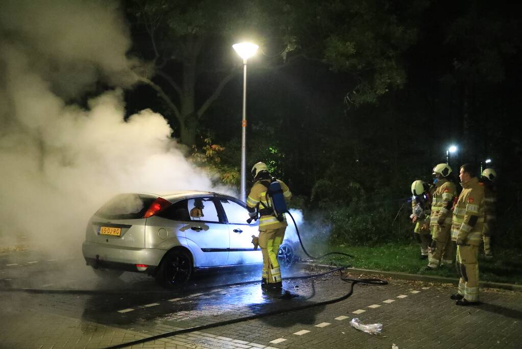 Auto brandt uit na starten