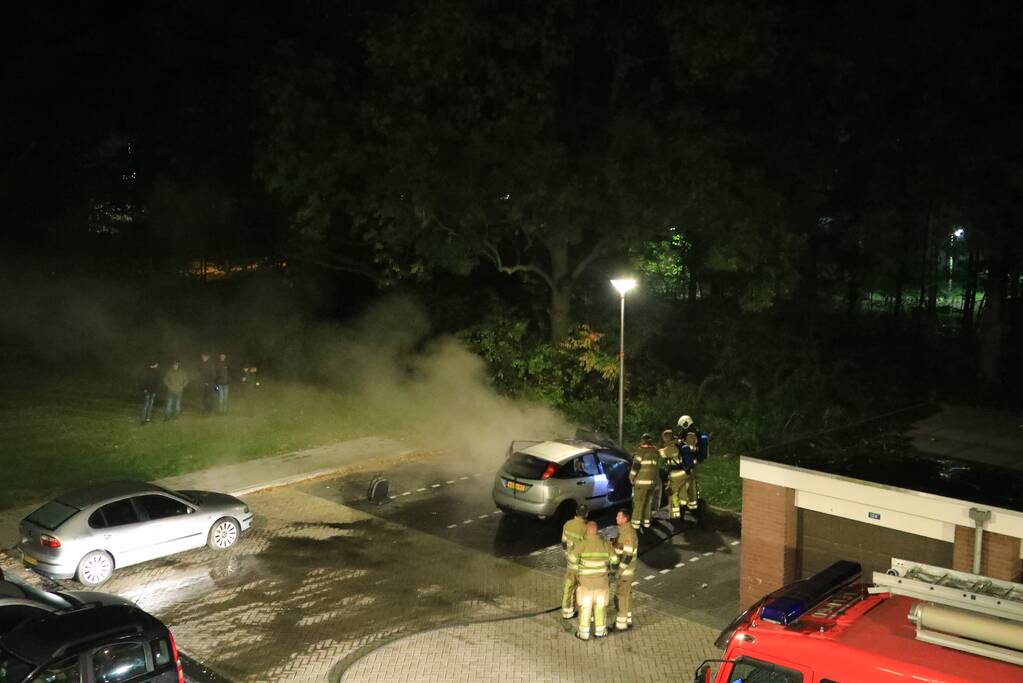 Auto brandt uit na starten