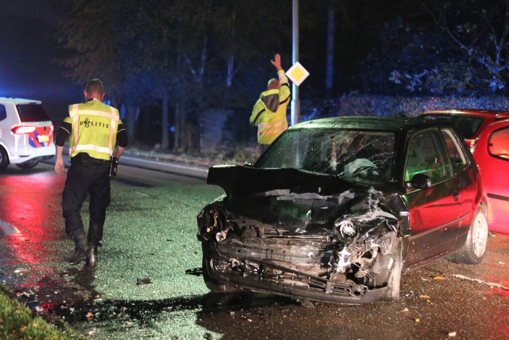 Veel schade na aanrijding