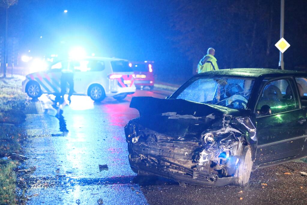 Veel schade na aanrijding