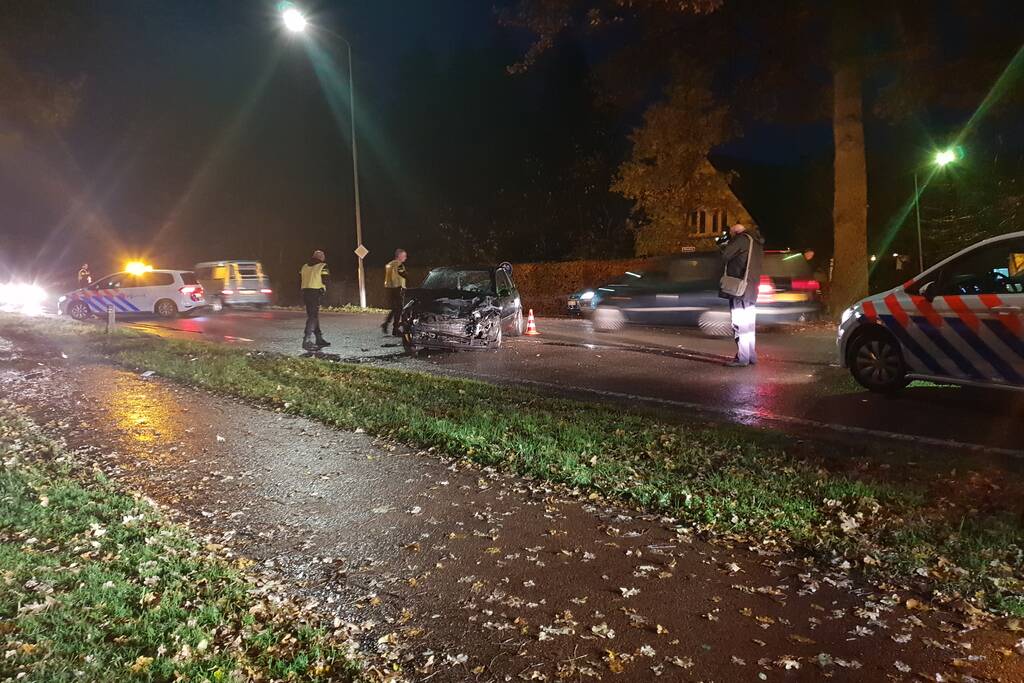 Veel schade na aanrijding