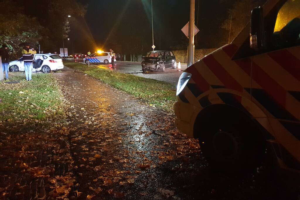 Veel schade na aanrijding