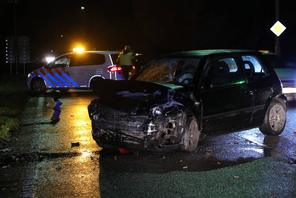 Veel schade na aanrijding