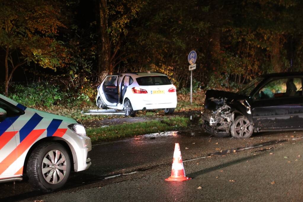 Veel schade na aanrijding