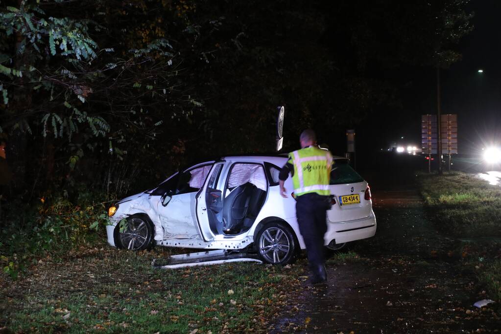 Veel schade na aanrijding