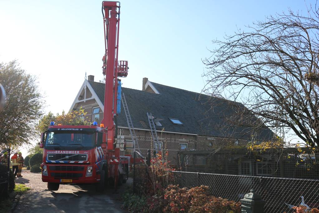 Hardnekkige schoorsteenbrand moeilijk te blussen