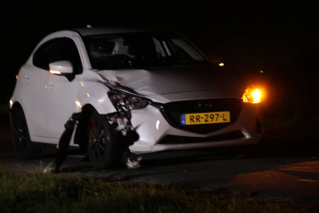 Fietser gewond na aanrijding met auto