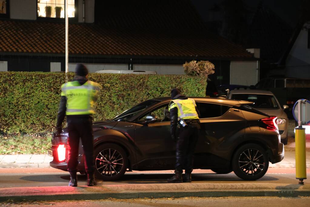 Alcoholcontrole op rotonde