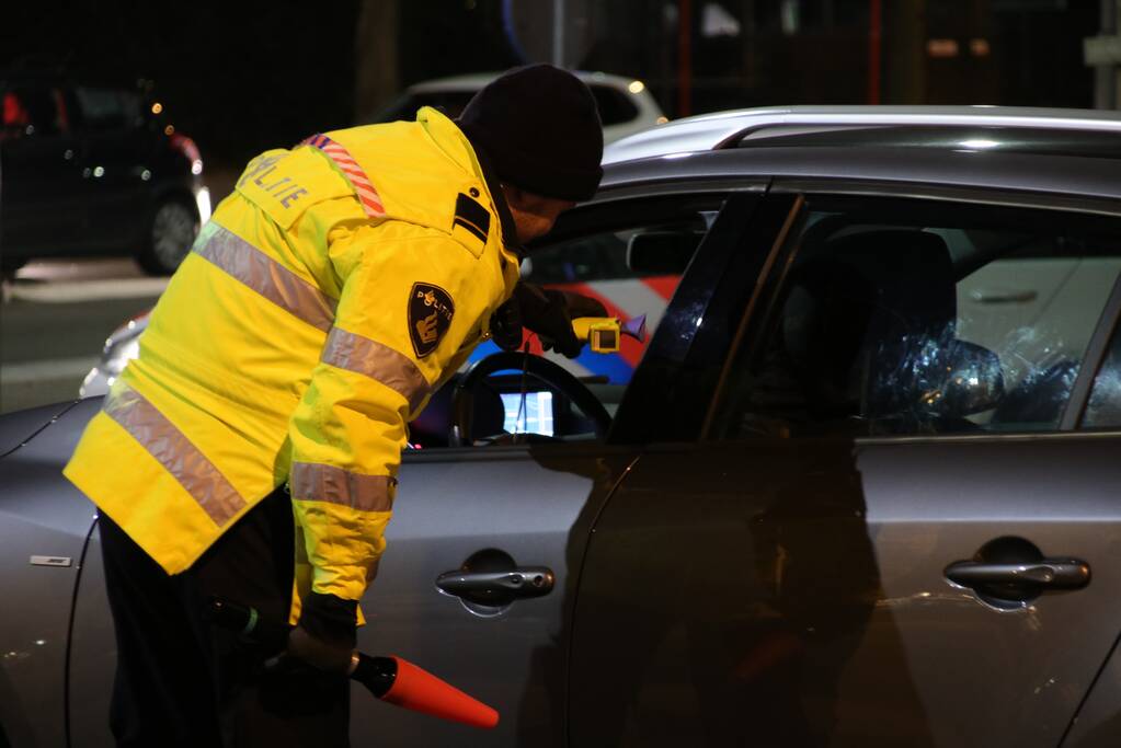 Alcoholcontrole op rotonde