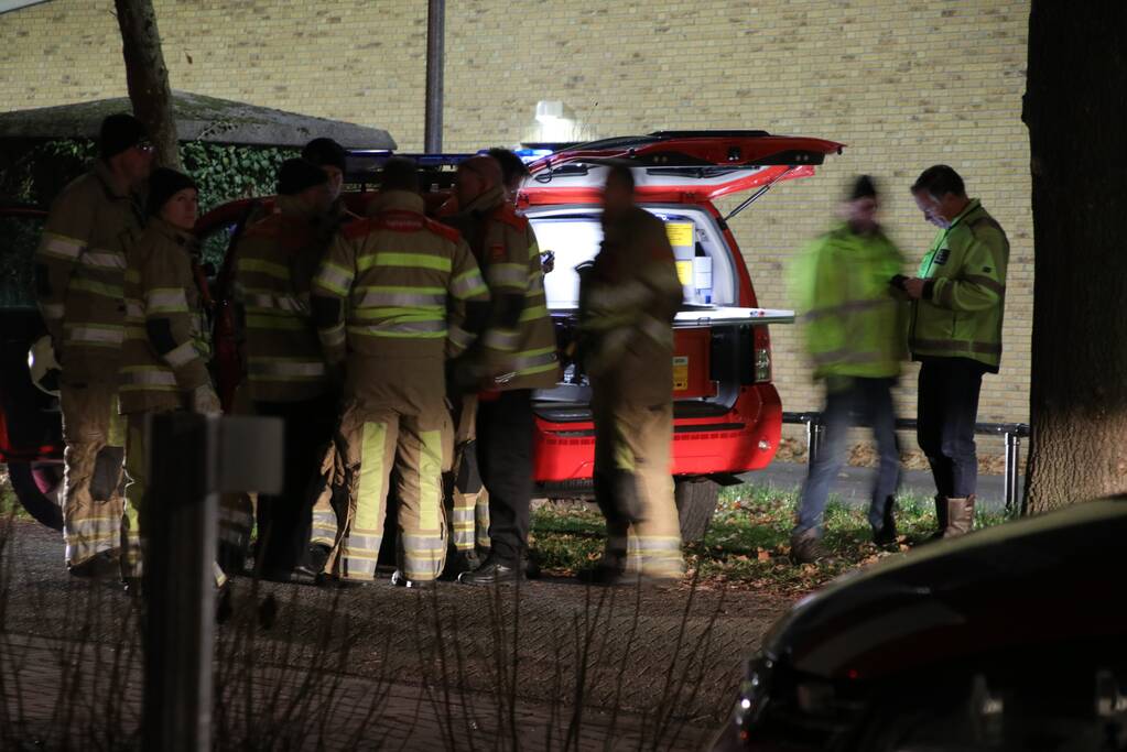 Nachtwerk door vervuild riool