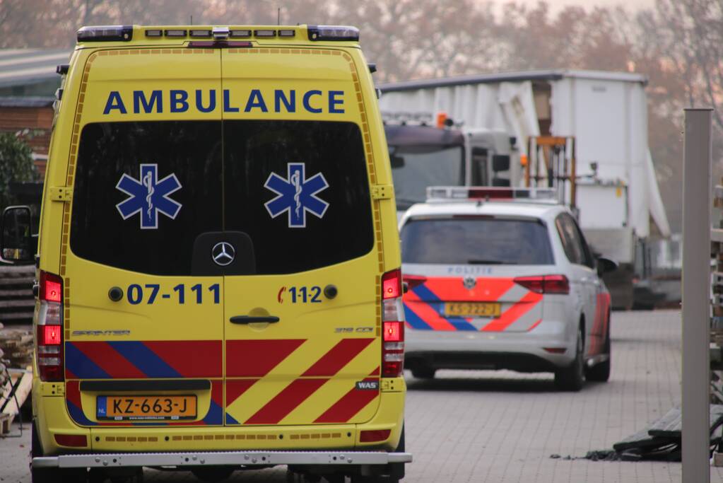Bedrijfsongeval op buitenterrein van Den Top Tuin