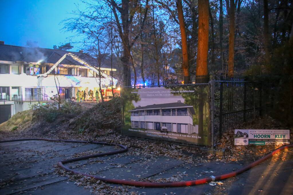 Grote schade bij brand in villa