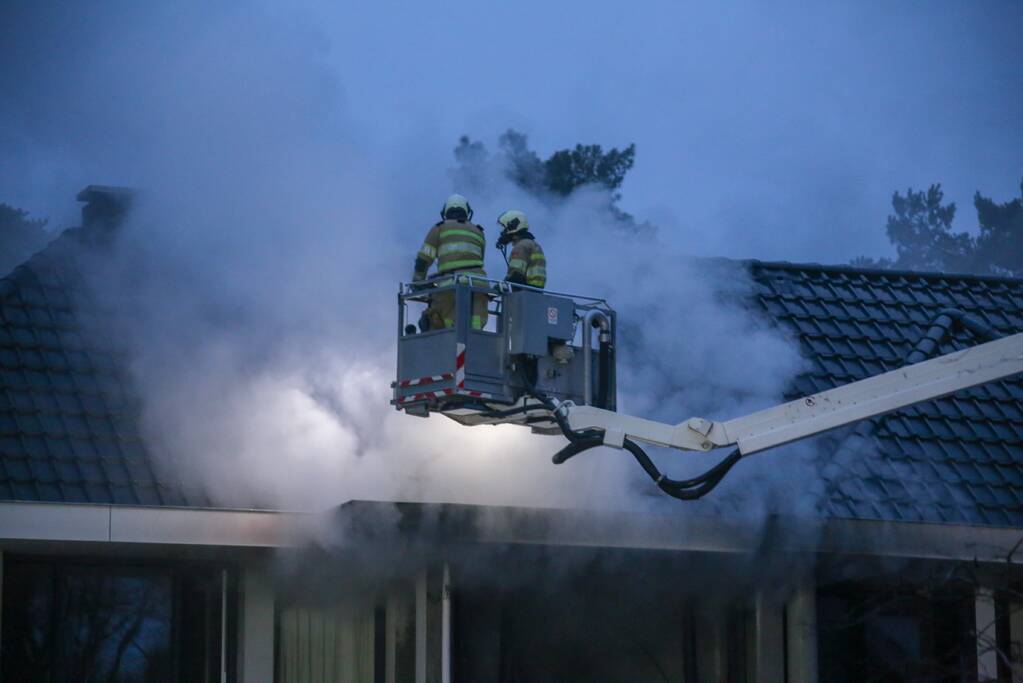 Grote schade bij brand in villa