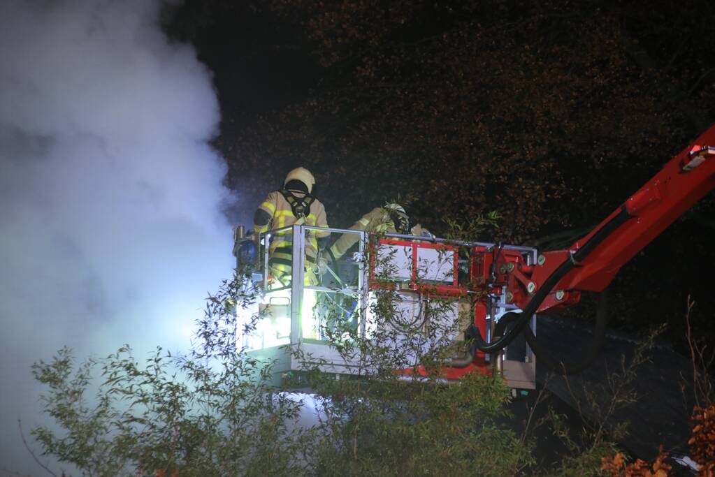 Flinke rookontwikkeling bij brand in vrijstaande woning