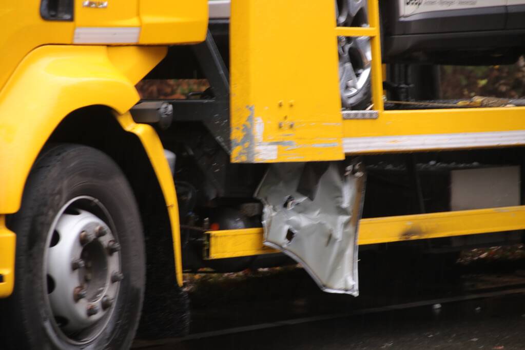 Auto total-loss na flinke aanrijding