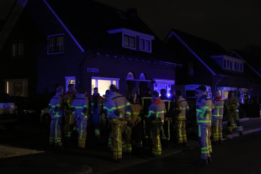 Brandweerlieden brengen eerbetoon aan ernstig zieke collega
