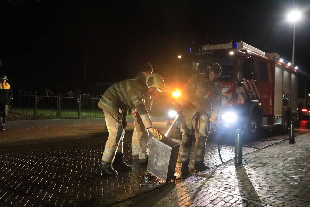 Veel bekijks bij schoorsteenbrand