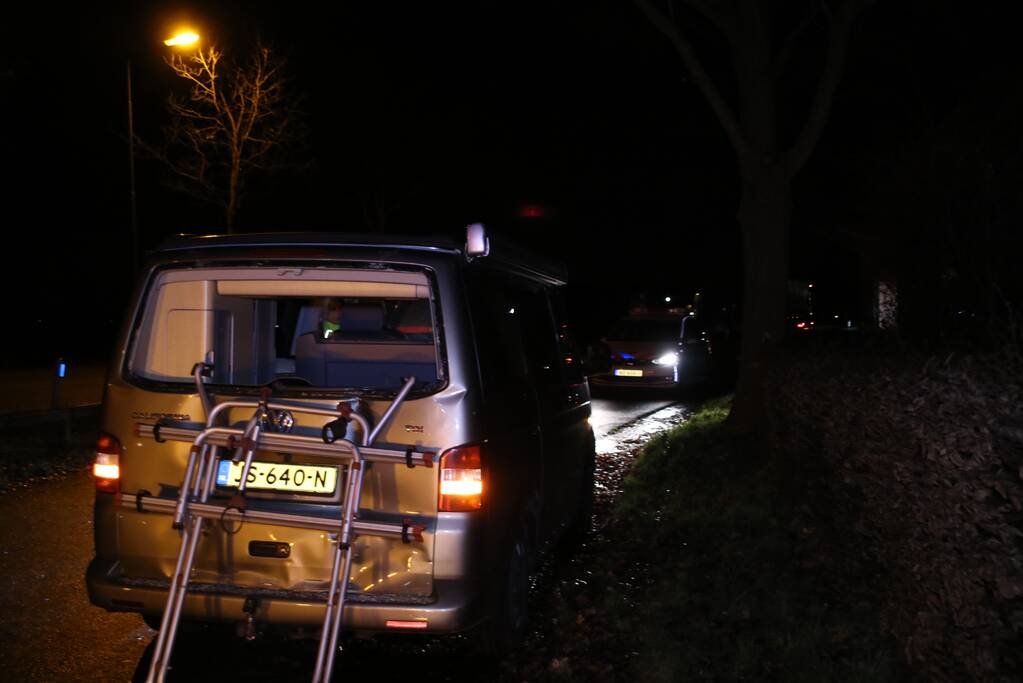 Aanrijding tussen personenbus en stadsbus
