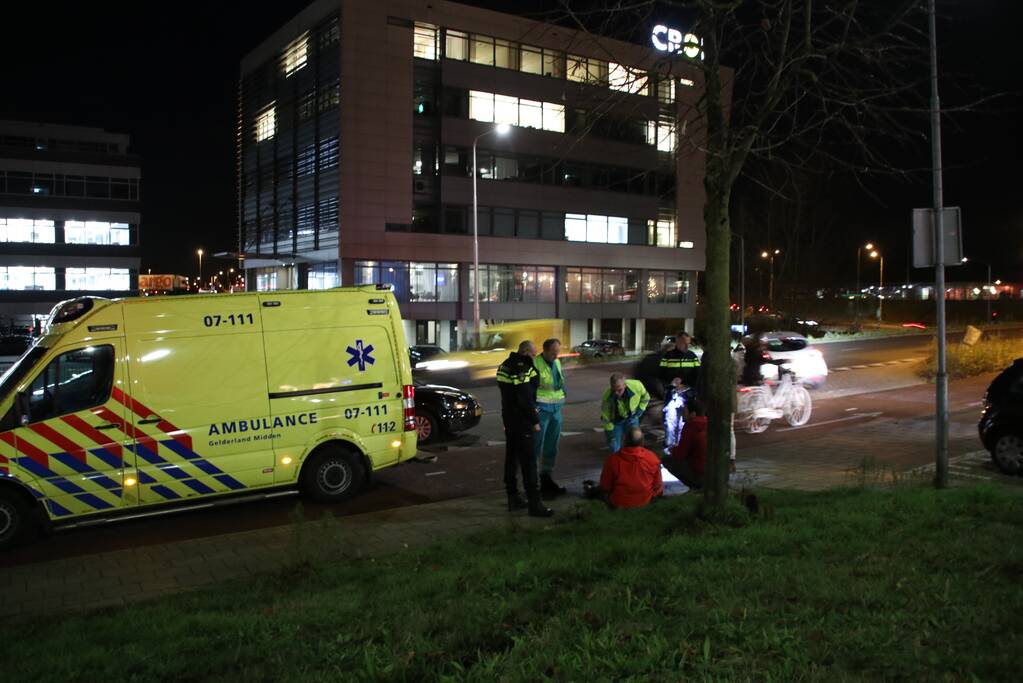 Fietser gewond bij aanrijding