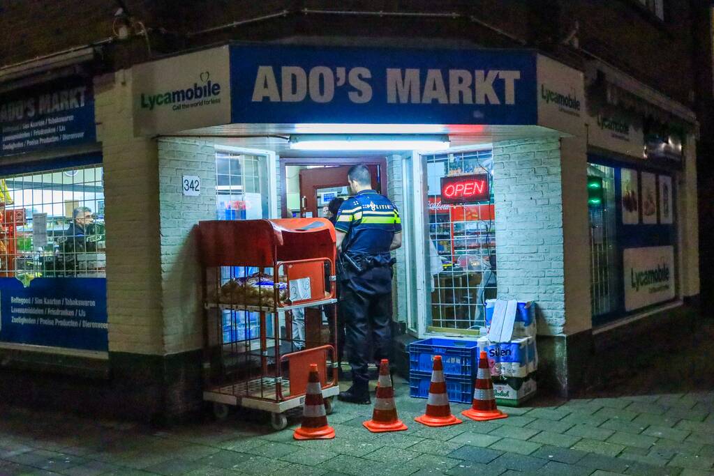 Overval avondwinkel