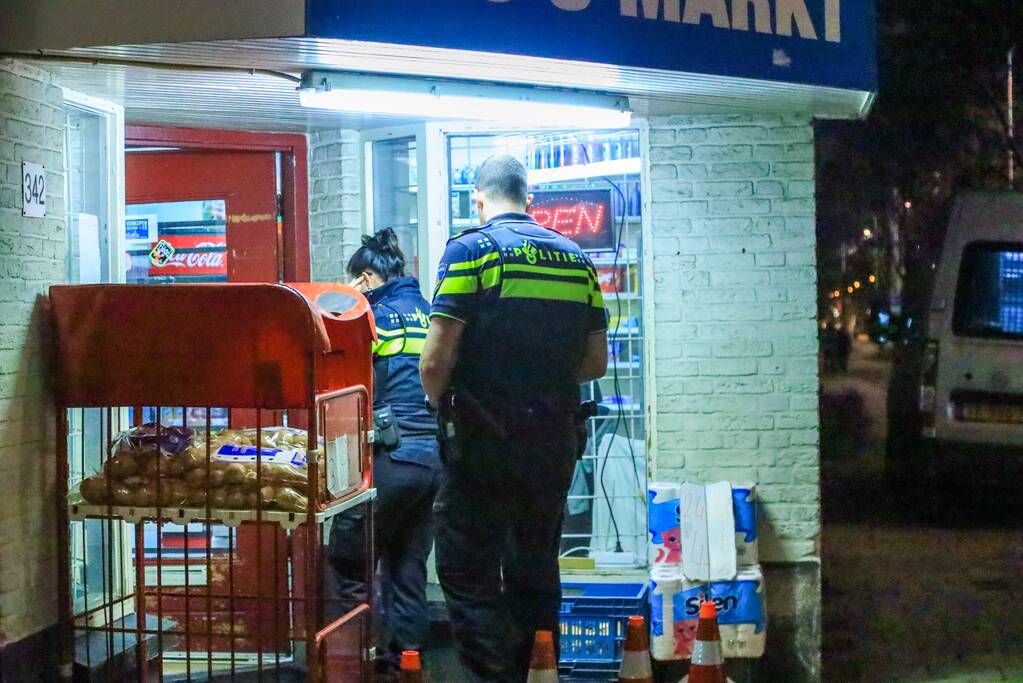Overval avondwinkel