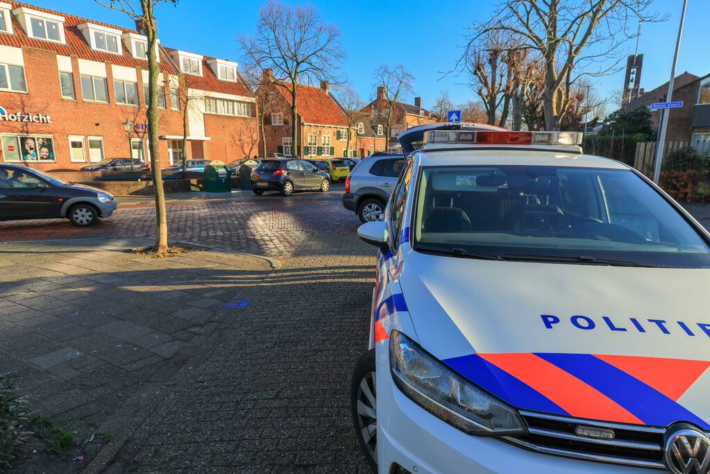 Fiets door midden na aanrijding