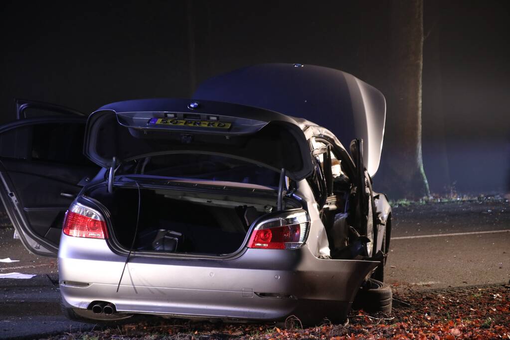 Inzittenden spoorloos na zwaar eenzijdig ongeval