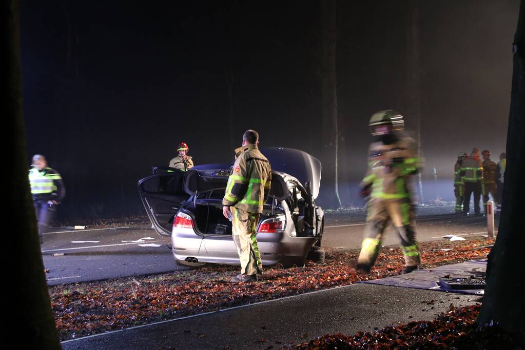 Inzittenden spoorloos na zwaar eenzijdig ongeval