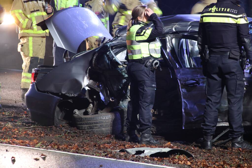 Inzittenden spoorloos na zwaar eenzijdig ongeval