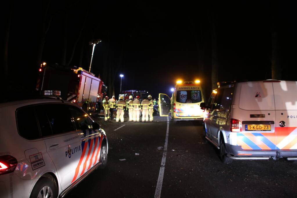 Inzittenden spoorloos na zwaar eenzijdig ongeval