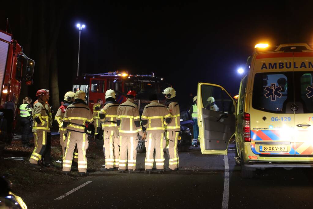 Inzittenden spoorloos na zwaar eenzijdig ongeval