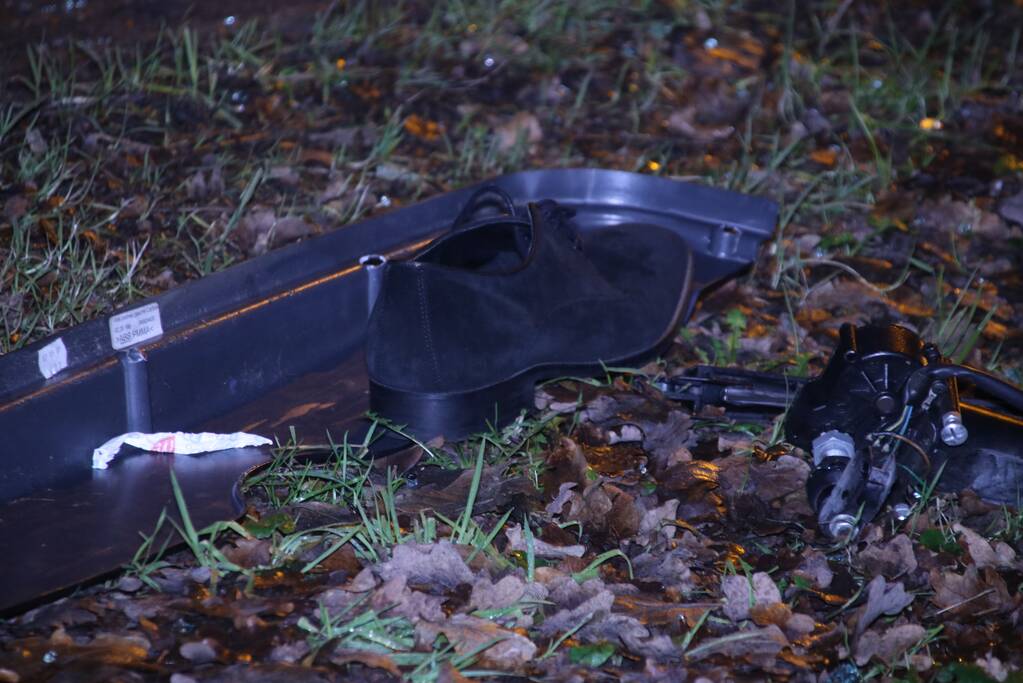 Gewonde bij aanrijding op een boom met 45km wagentje