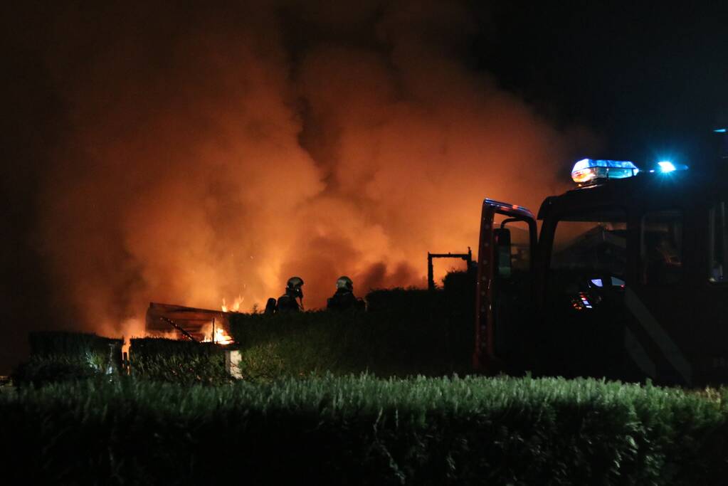 Forse brand op camping Bergbad
