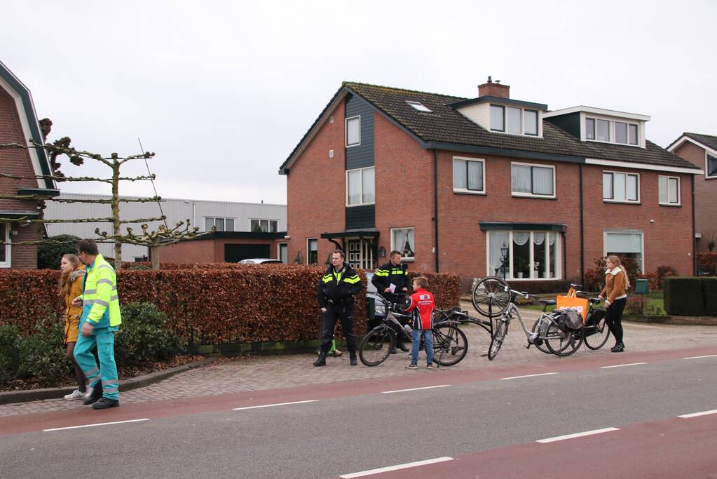 Fietsster flink gewond bij ongeval