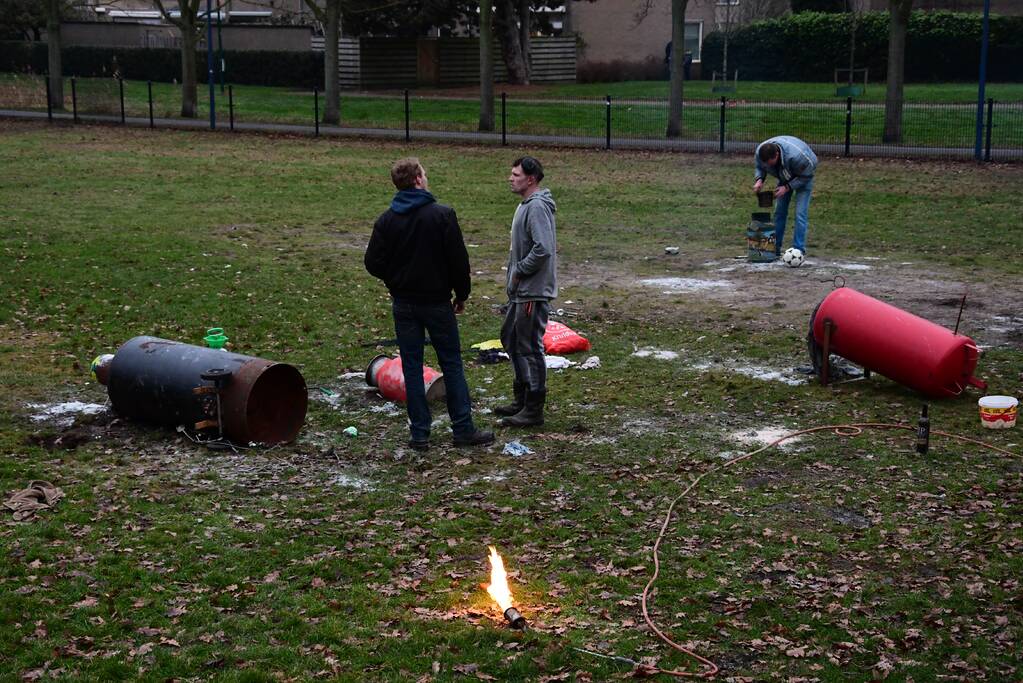 Carbidschieten trekt veel bekijks