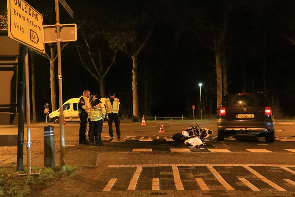 Motor total-loss na aanrijding met auto