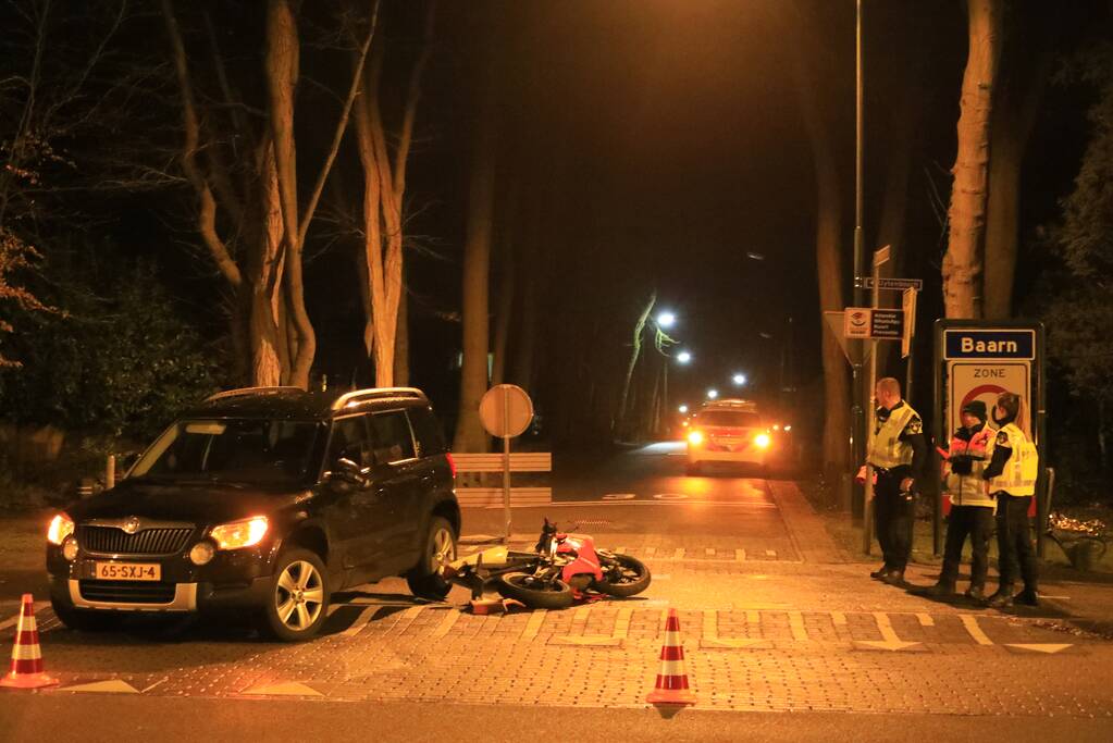 Motor total-loss na aanrijding met auto