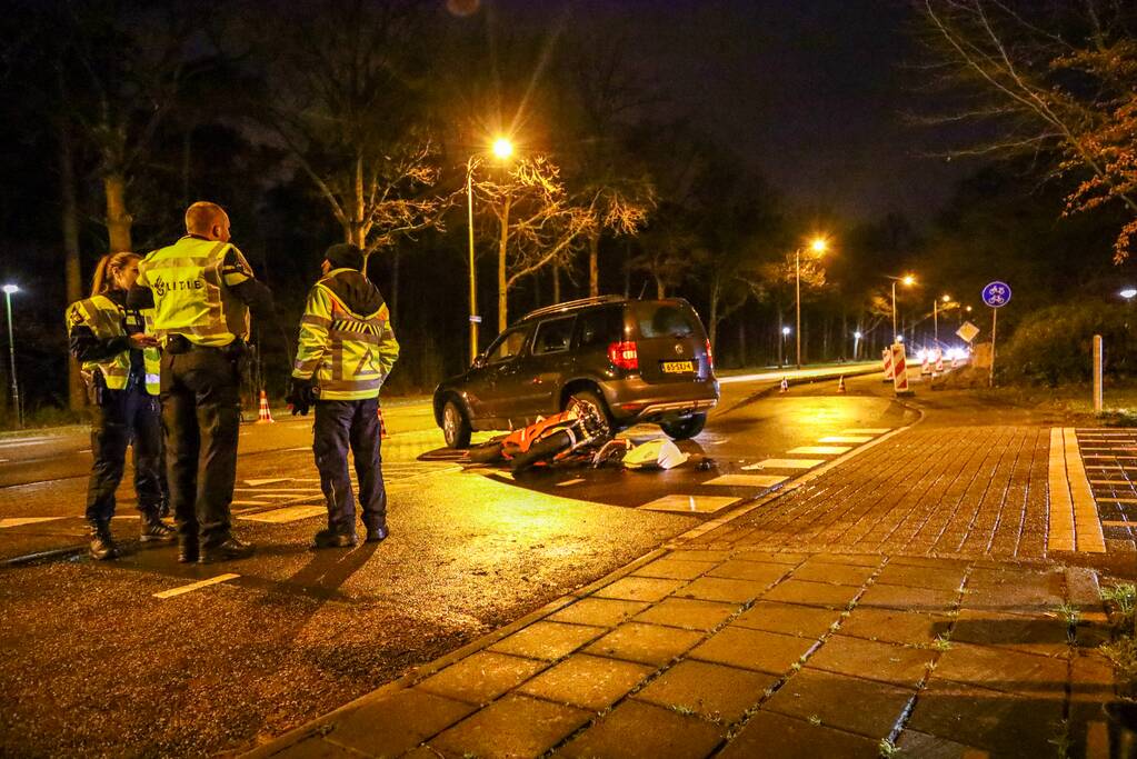 Motor total-loss na aanrijding met auto