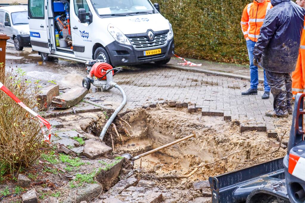 Tientallen huishoudens zonder water