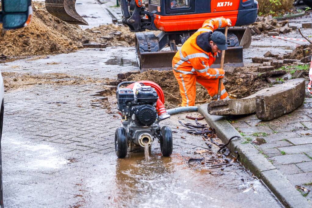 Tientallen huishoudens zonder water