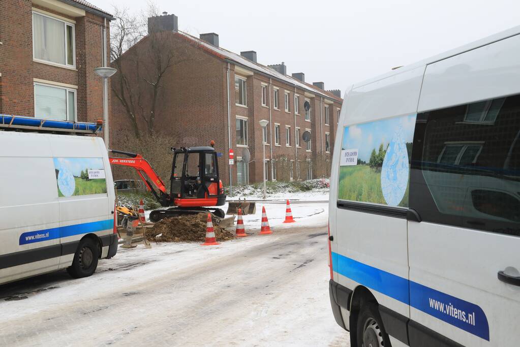 Gesprongen waterleiding