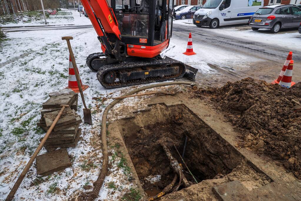 Gesprongen waterleiding