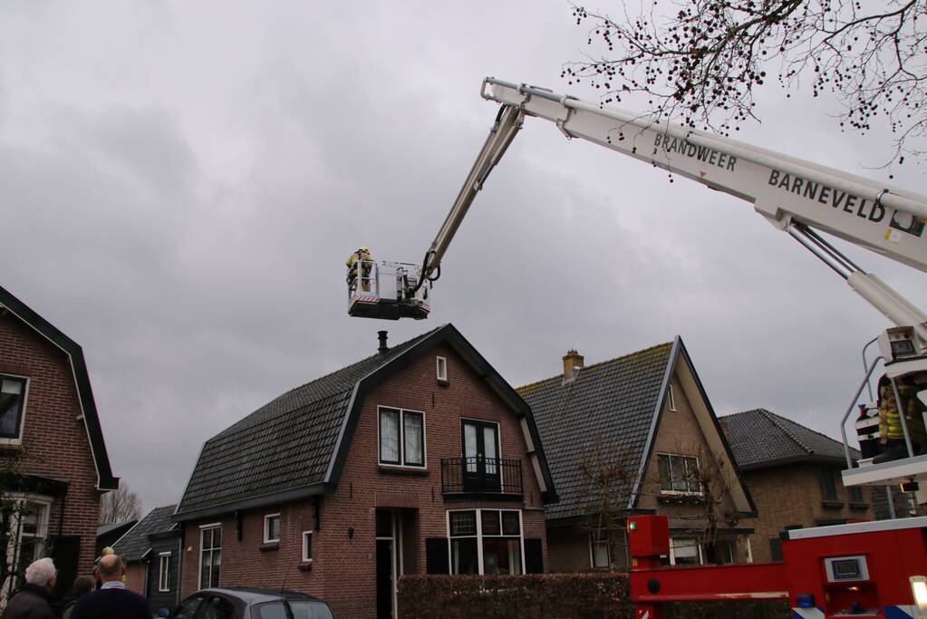 Schoorsteenbrand blijkt gezichtsbedrog
