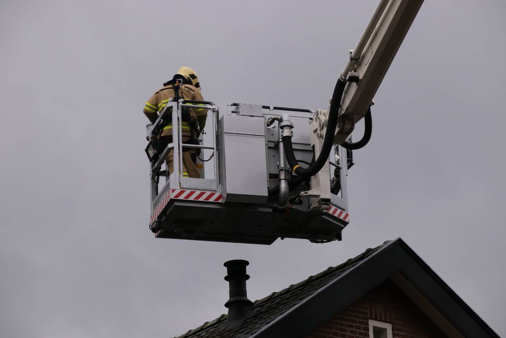 Schoorsteenbrand blijkt gezichtsbedrog